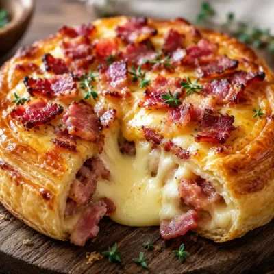 Feuilleté au Camembert et Lardons : Gourmandise Assurée