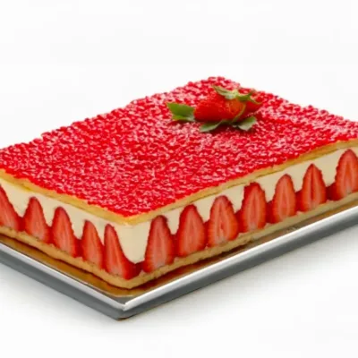 Fraisier Maison à la Crème Mousseline