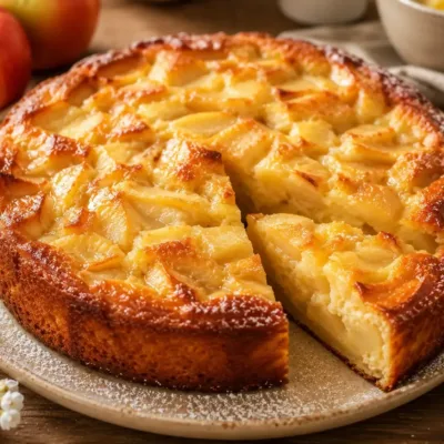 Gâteau aux pommes moelleux et savoureux