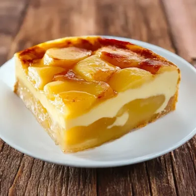 Gâteau Flan aux Pommes Fondantes : Recette Facile