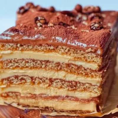 Gâteau Tiramisu au Café et Chocolat Sans Cuisson