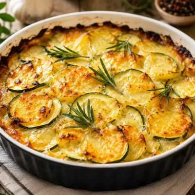 Gratin Dauphinois aux Courgettes : Ultra Fondant