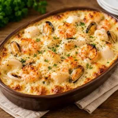 Gratin de Fruits de Mer Simplissime et Savoureux