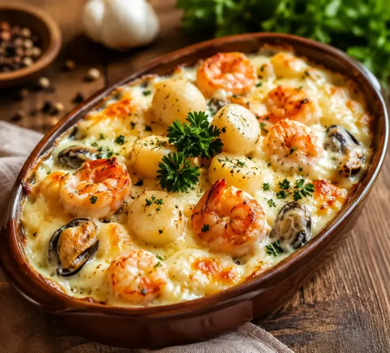 Gratin de Fruits de Mer Simplissime : Crémeux, Gourmand et Facile à Réaliser