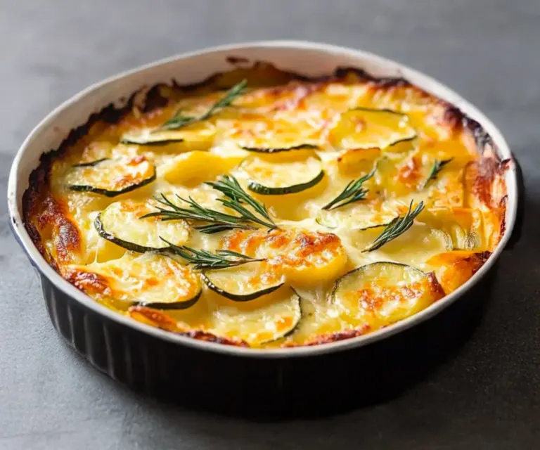 Gratin Fondant de Pommes de Terre et Courgettes au Fromage