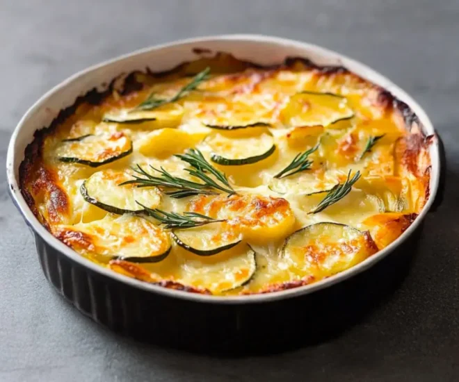 Gratin Fondant de Pommes de Terre et Courgettes au Fromage