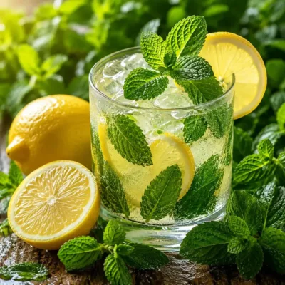 Jus Menthe et Citron : Boisson Rafraîchissante