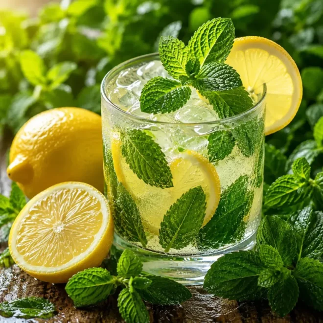 Jus Menthe et Citron : une boisson fraîche, légère et parfumée