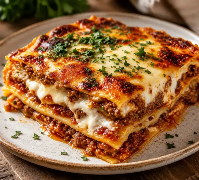 Lasagnes Bolognaises Gratinées Maison