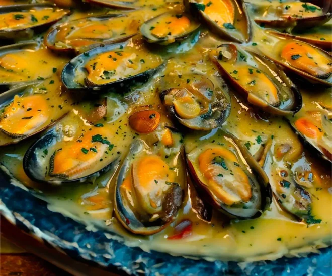 Moules Crémeuses au Curry