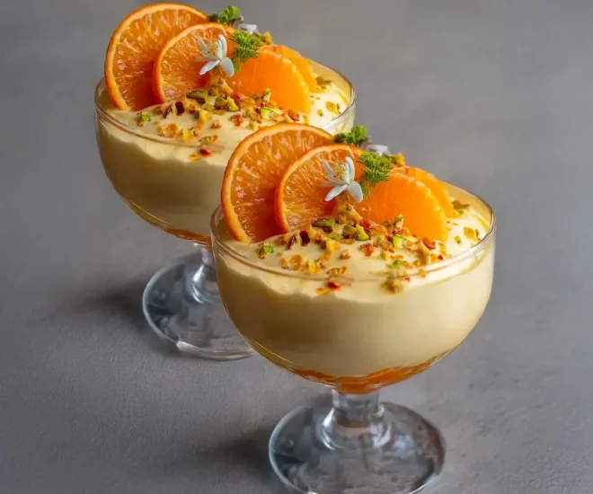 Mousse Crémeuse à l’Orange