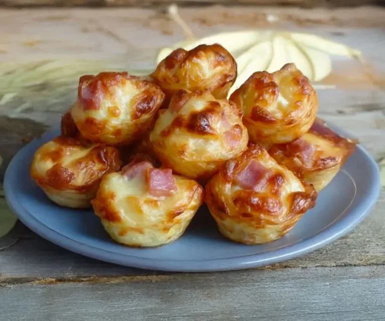 Muffins Salés au Jambon et Fromage Faciles