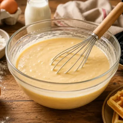 Pâte à Gaufres Rapide et Moelleuse : Recette Inratable