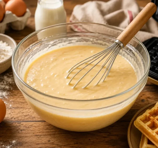Pâte à Gaufres Rapide et Moelleuse : La Recette Inratable 🧇