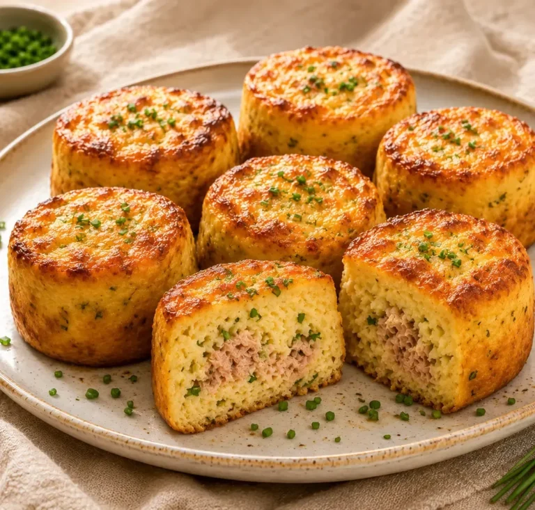 Petits Flans au Thon Moelleux et Fromagés