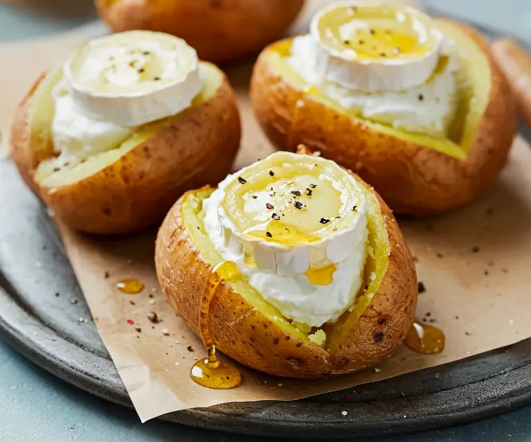 Pommes de Terre Farcies au Chèvre Fondant