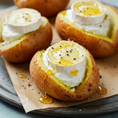 Pommes de Terre Farcies au Chèvre Fondant