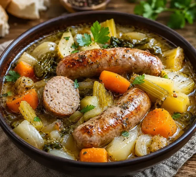 Potée aux Saucisses et Légumes : Le Plat Réconfortant Par Excellence