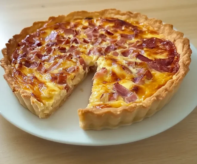 Quiche au Jambon et Fromage Maison