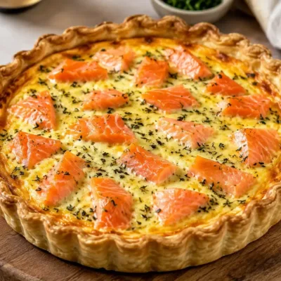 Quiche Saumon Boursin : Recette Facile et Gourmande
