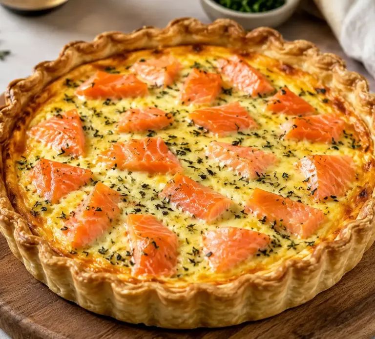 Quiche Saumon Boursin