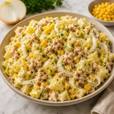 Salade de Pommes de Terre au Thon et Endives