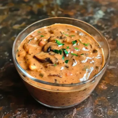 Recette de Sauce Crémeuse aux Champignons Maison