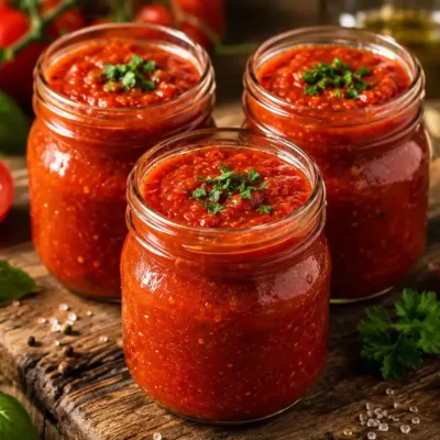 Sauce Tomate Maison Express pour Pizza