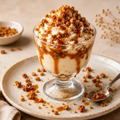 Sundae Caramel Croquant : Dessert Gourmand Facile
