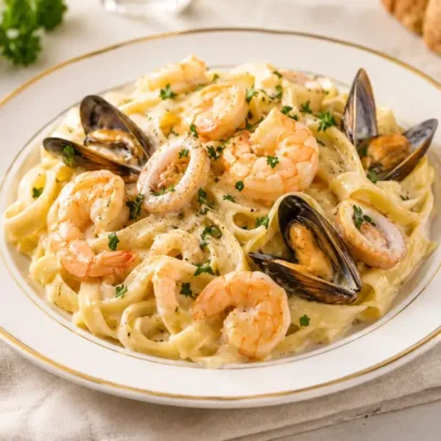 Tagliatelles aux Fruits de Mer Crémeuses