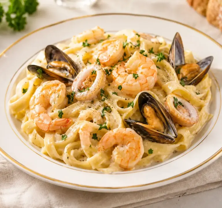 Tagliatelles aux Fruits de Mer Crémeuses
