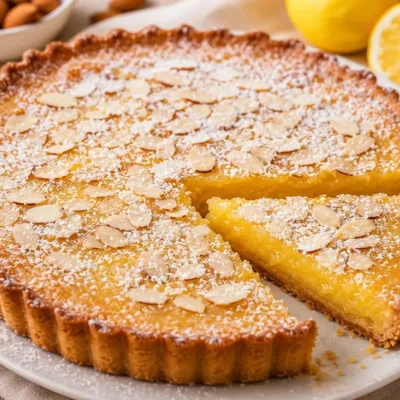 Tarte au Citron et aux Amandes Délicieuse