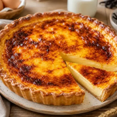 Tarte au Flan de Grand-Mère : Recette Crémeuse