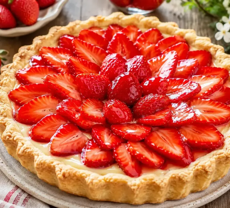 Tarte aux Fraises Maison 🍓