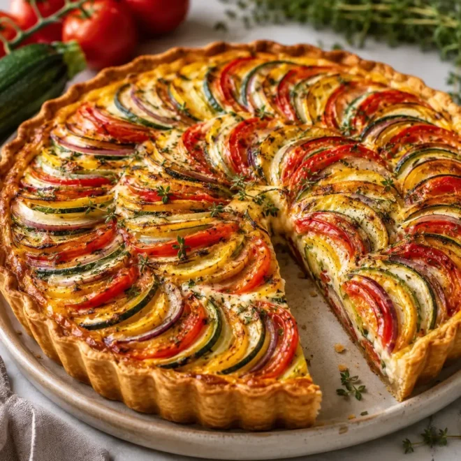 Tarte aux Légumes : Une Recette Savoureuse et Colorée
