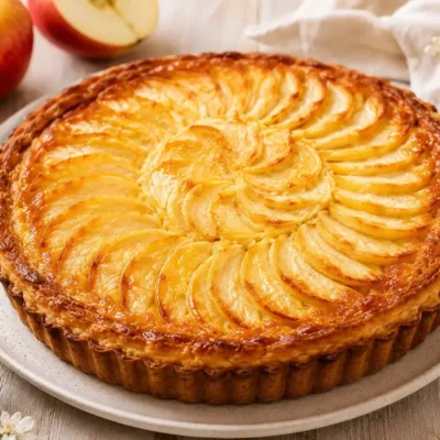 Tarte aux Pommes à la Frangipane : Délice Maison