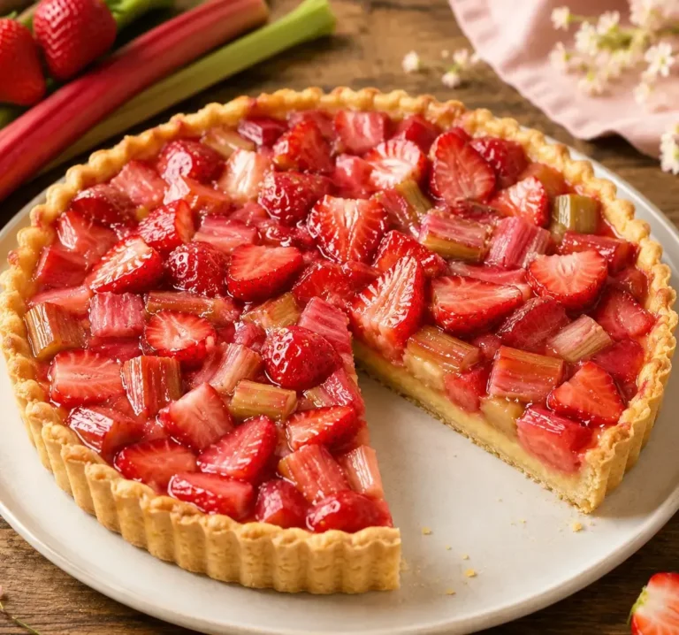 Tarte Fraise Rhubarbe : Dessert Printanier Gourmand