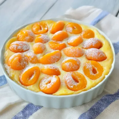 Tarte Moelleuse aux Abricots Maison