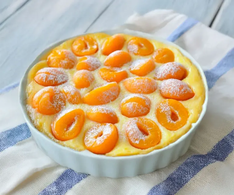 Tarte Moelleuse aux Abricots Maison
