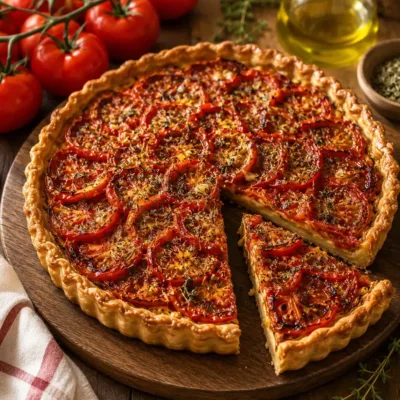 Tarte Provençale aux Tomates : Recette Facile et Savoureuse