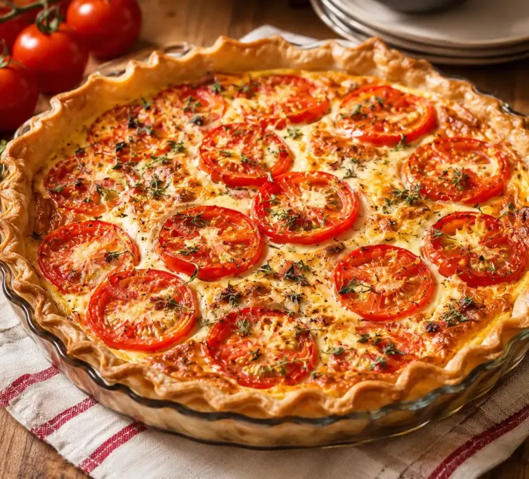 Tarte Thon, Tomate et Moutarde : La Recette Familiale Facile et Savoureuse