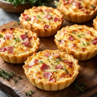 Tartelettes Jambon Fromage : Recette Facile et Gourmande