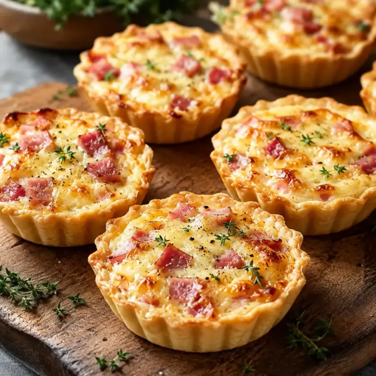 Tartelettes Jambon Fromage : Une Recette Gourmande et Facile