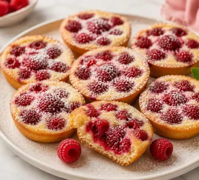 Tartelettes Sans Pâte aux Framboises Délicieuses