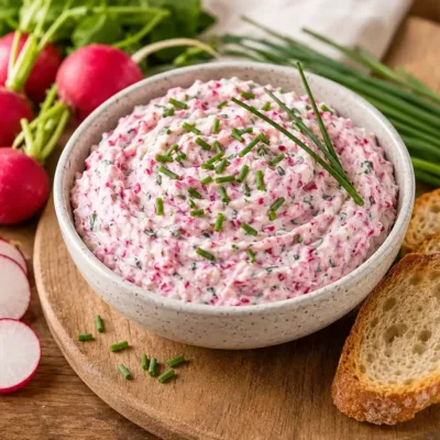 Tartinade de Radis à la Ciboulette : Fraîche et Gourmande