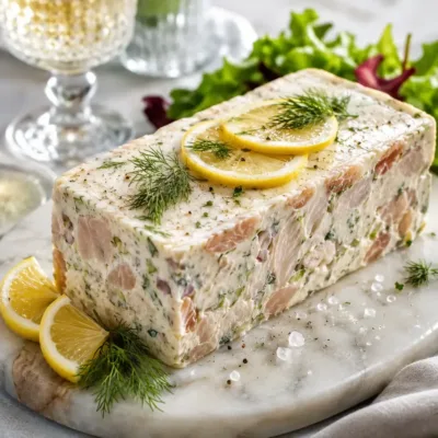 Terrine de Poisson Crémeuse aux Herbes et Citron