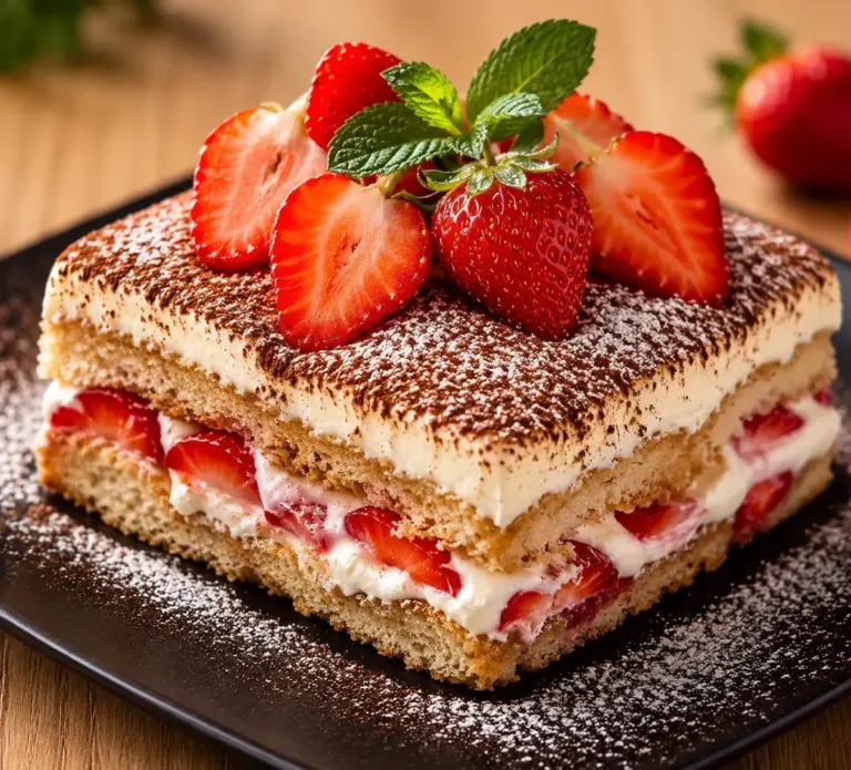 Tiramisu aux Fraises : Le Dessert Frais et Gourmand de l’Été