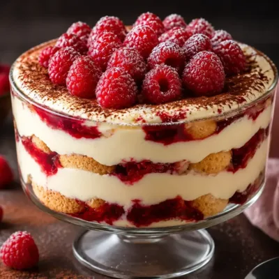 Tiramisu aux Framboises Maison : Un Délice Fruité