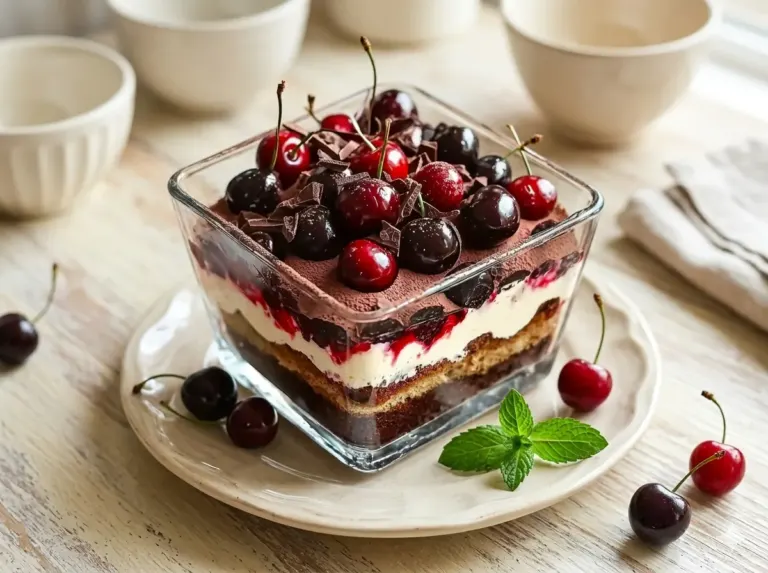 Tiramisu Forêt-Noire Gourmand aux Cerises