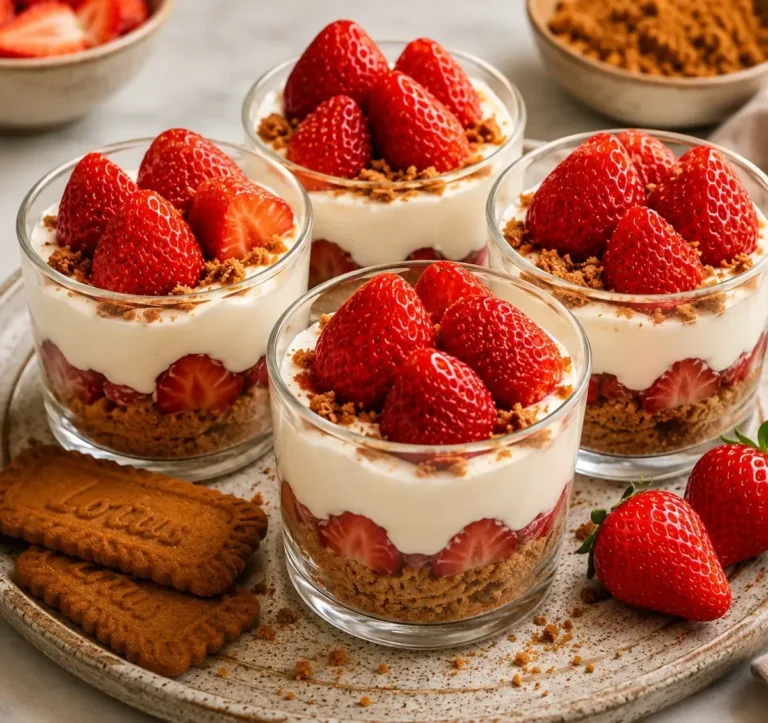 Tiramisu Fraise Spéculoos : Dessert Frais et Gourmand